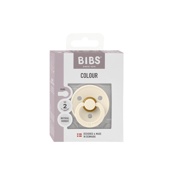 Bibs Πιπίλα Colour Round Ivory No2