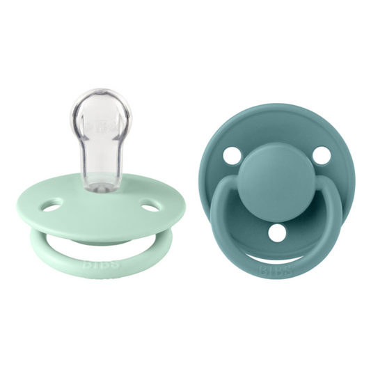 Bibs Πιπίλες De Lux 2 Pack Silicone Onesize Nordic Mint - Island Sea